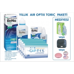 YILLIK AIR OPTIX TORİC PAKETİ